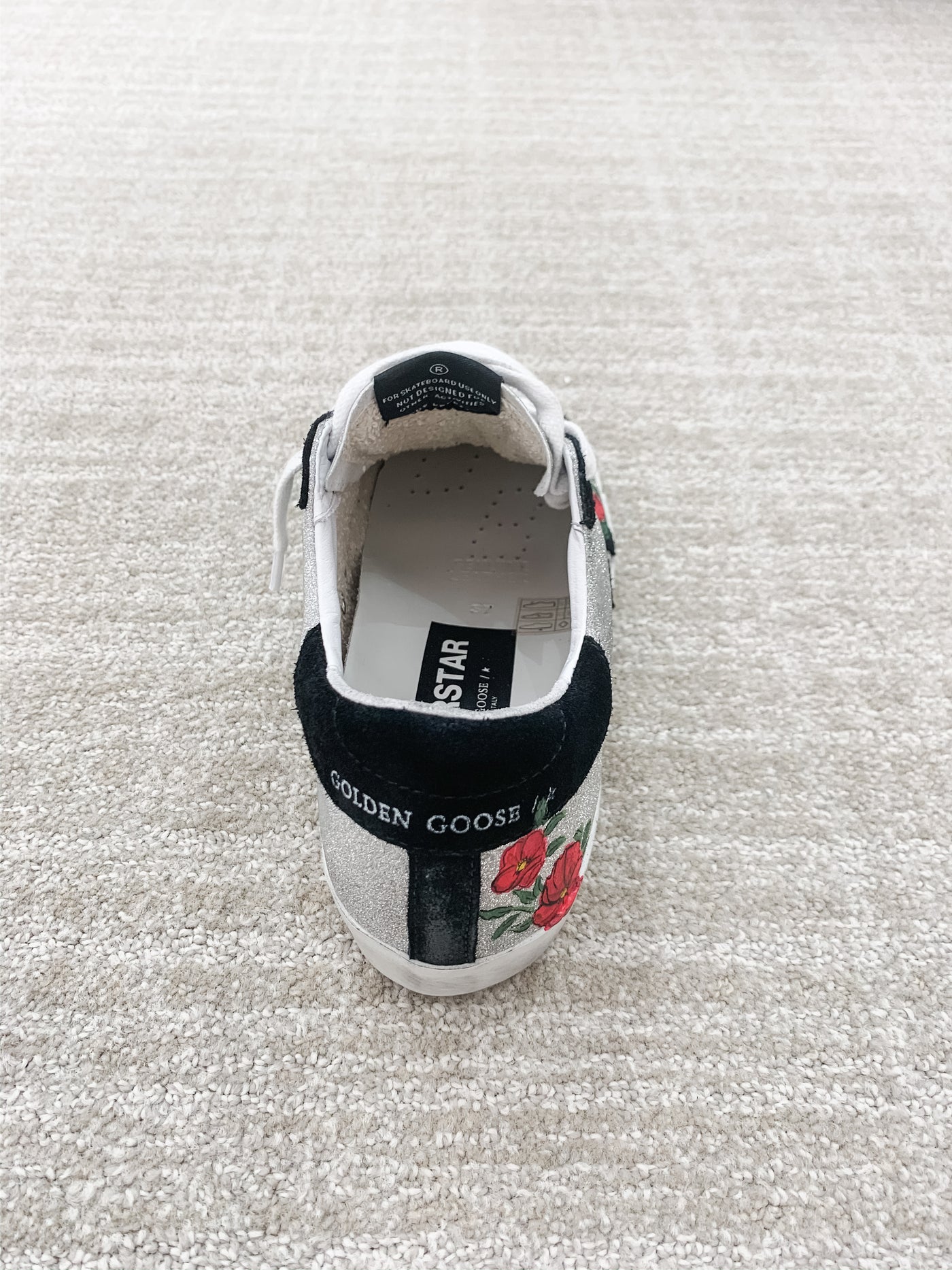 Superstar Sneaker - Roses/Black