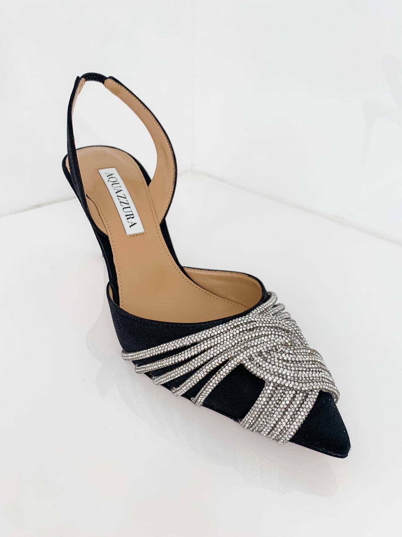Gatsby Sling Back 75mm - Black