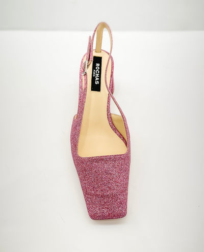 FAIRY GLITTER SLINGBACK - Pink