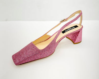 FAIRY GLITTER SLINGBACK - Pink
