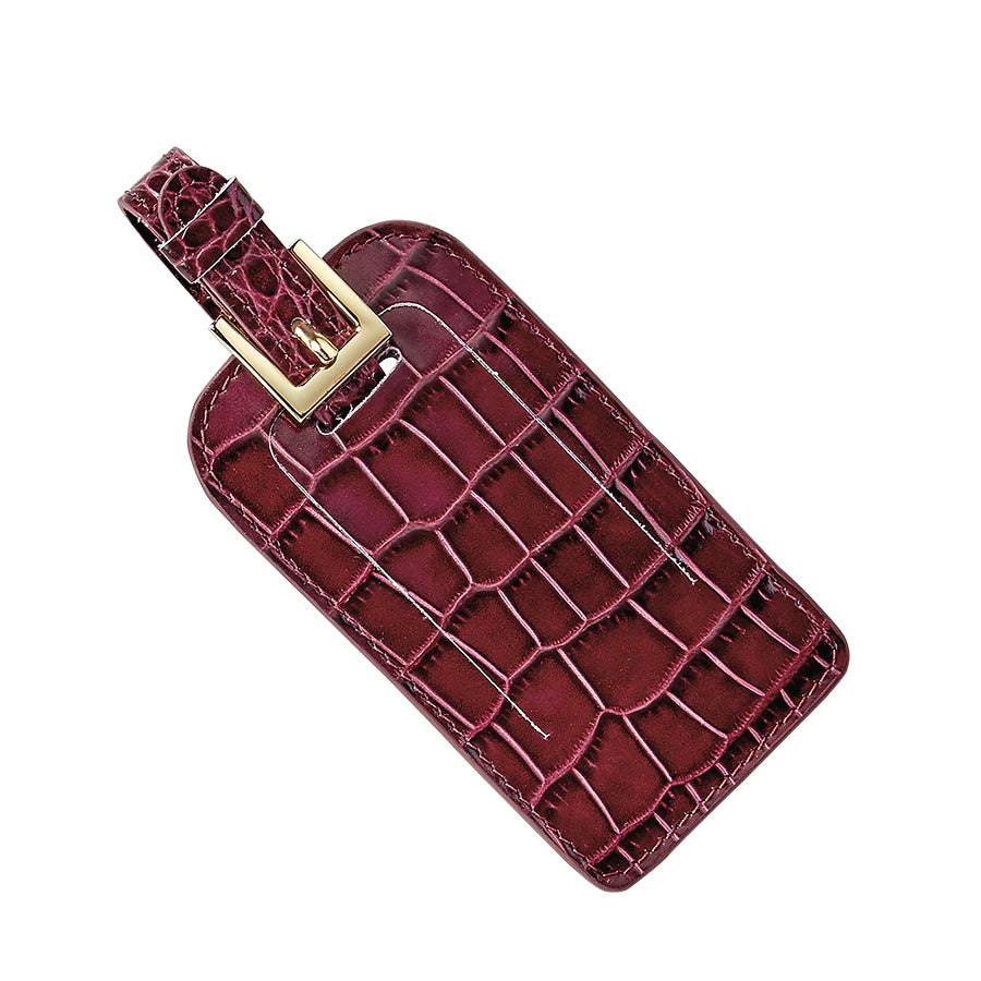Leather Luggage Tag - More Colors Available