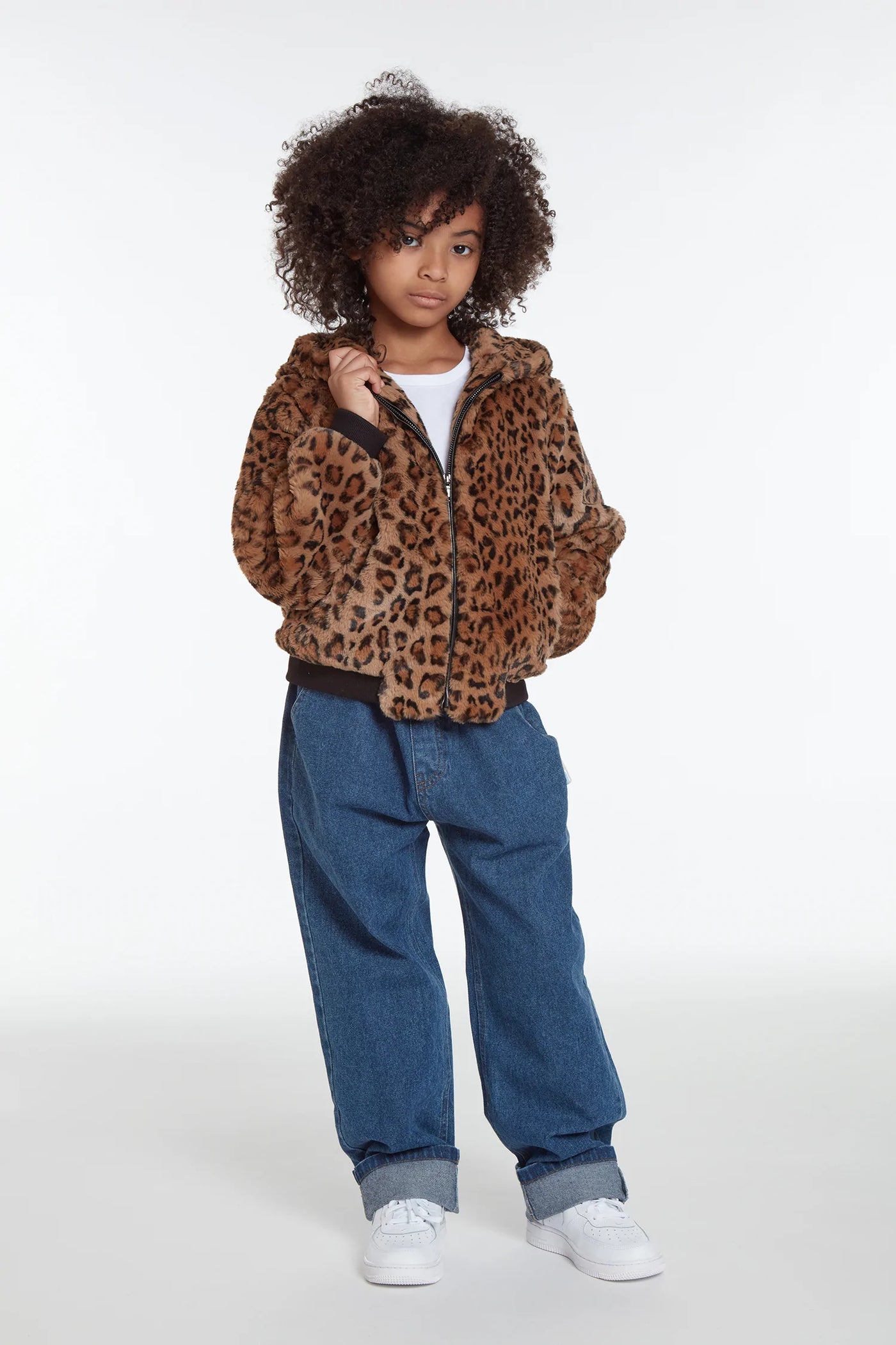 Lily Kids Coat - Leopard