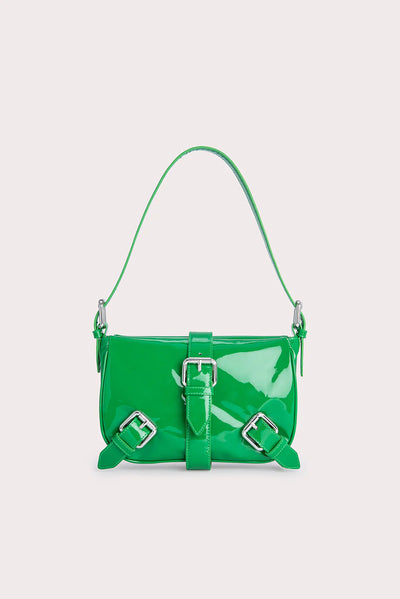 MURPHY PATENT HANDBAG - green