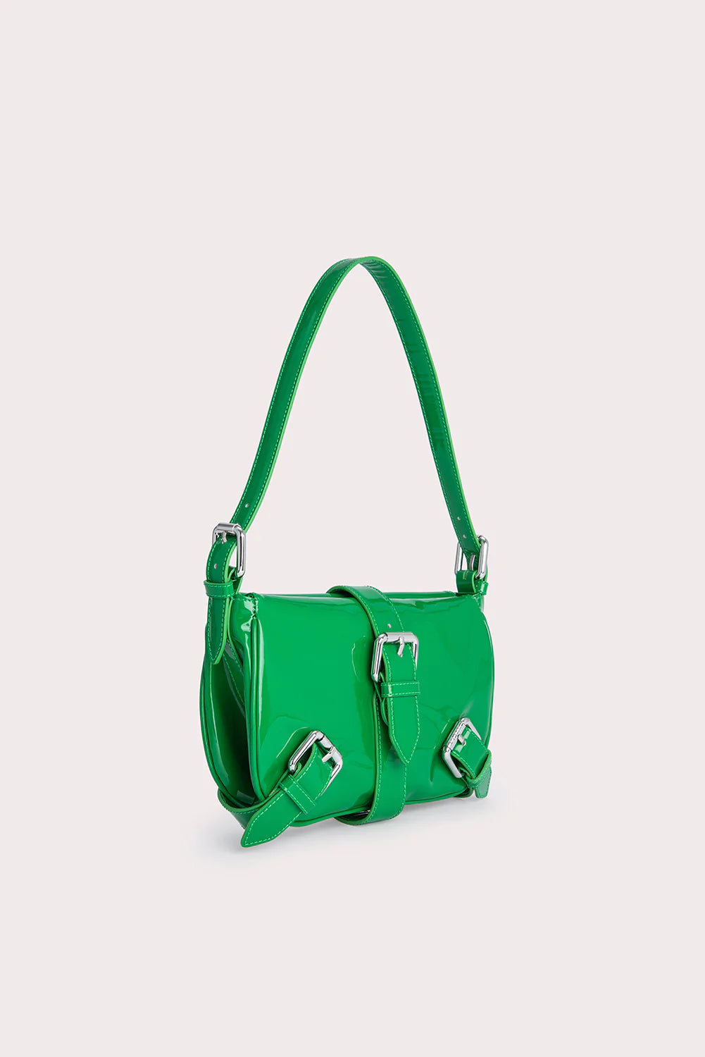 MURPHY PATENT HANDBAG - green