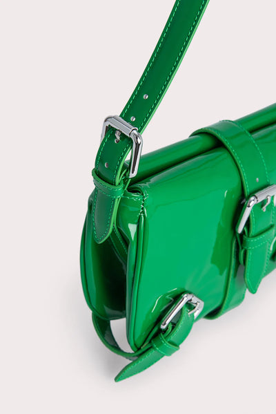 MURPHY PATENT HANDBAG - green