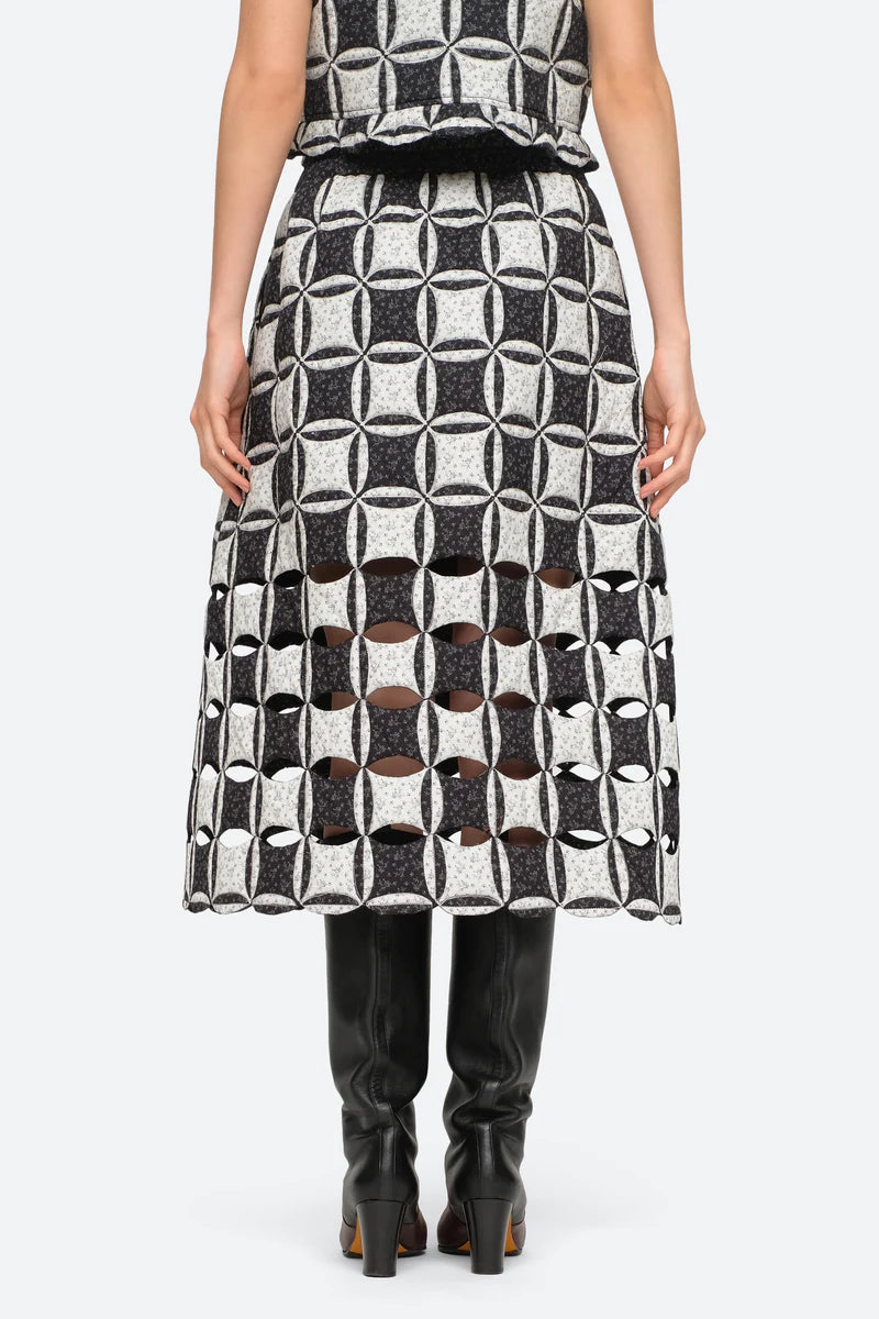 Catalina Skirt - Black Multi