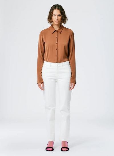 Elfie Jean - White Denim
