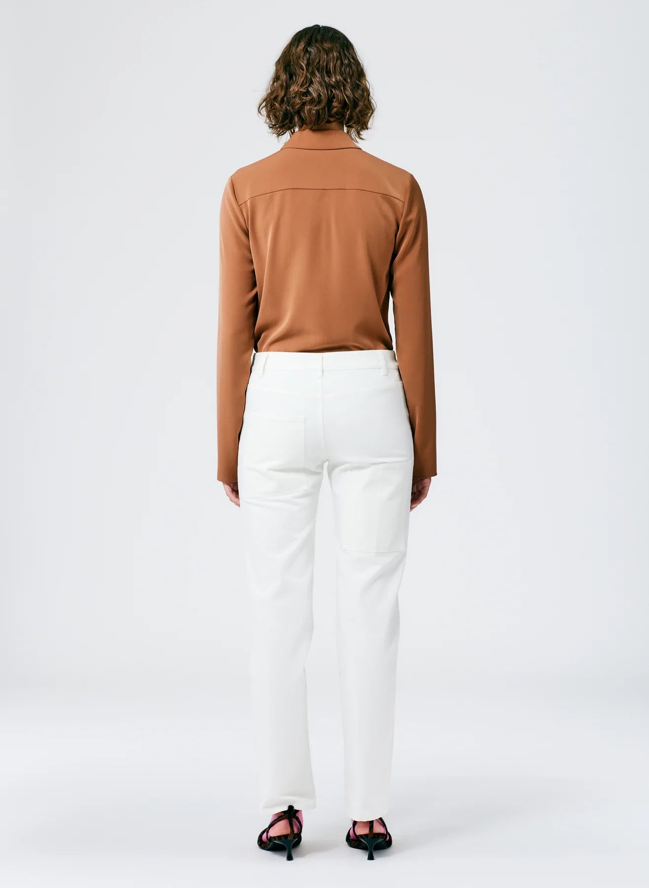Elfie Jean - White Denim