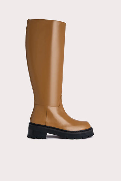 RUSSEL SEMI PATENT BOOT - Peanut Butter