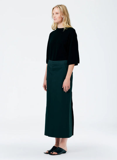 Arun Suiting Back Wrap Maxi Skirt - More Colors Available