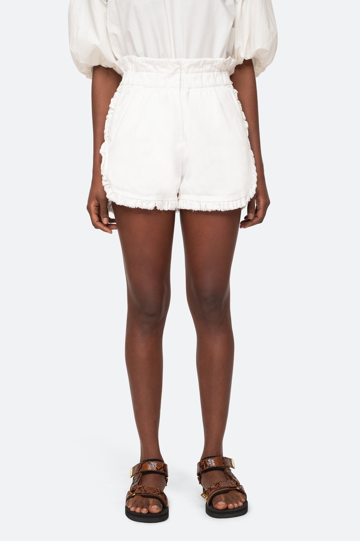 Ruffle Acid Shorts - More Colors Available