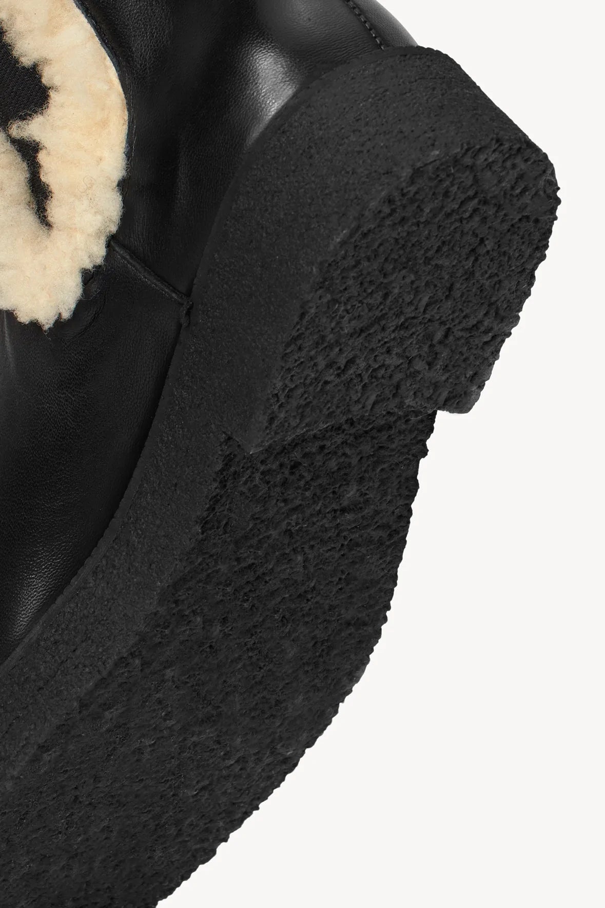 PALAMINO SHEARLING BOOT - Black/Cream