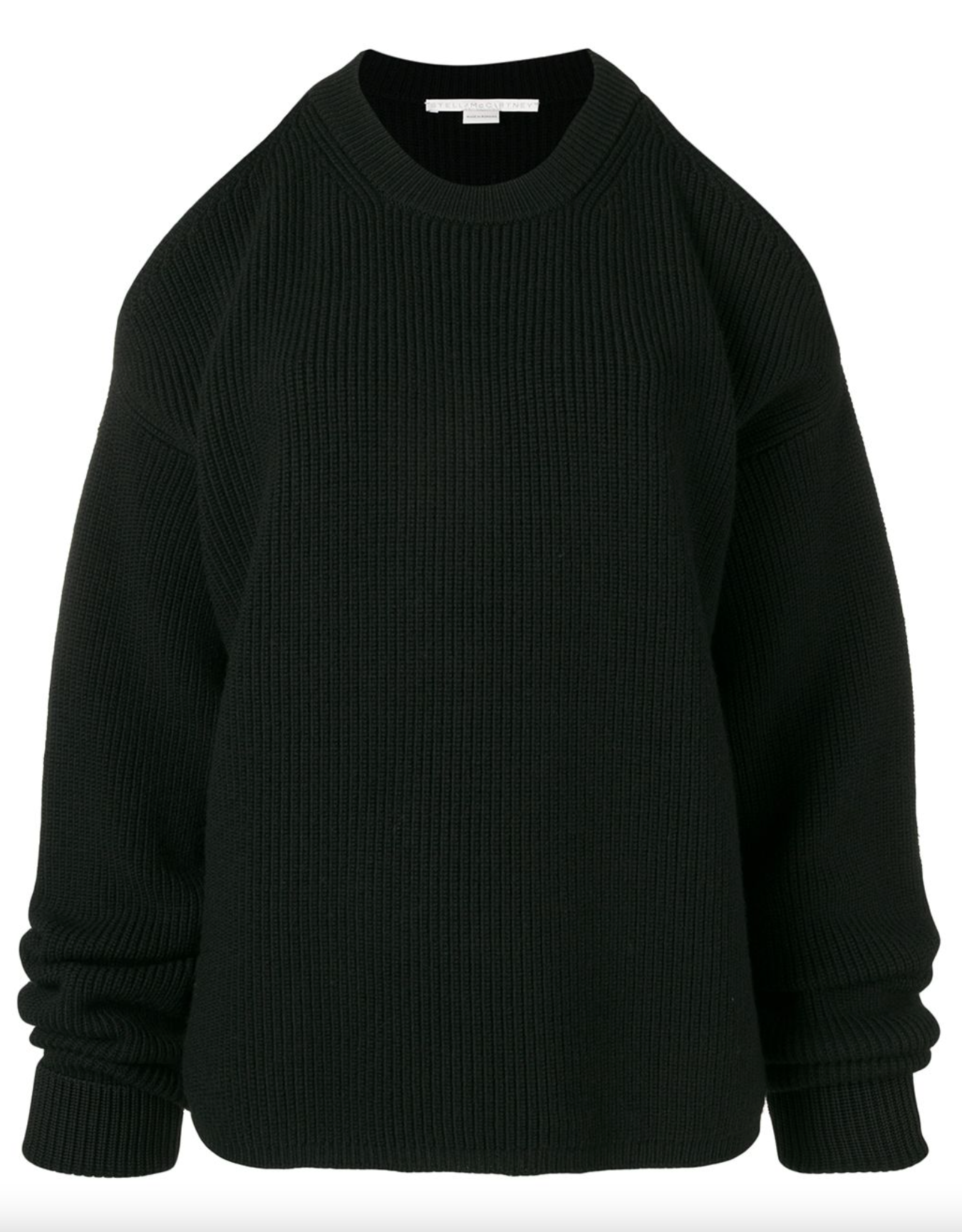 Cold Shoulder Sweater - Black