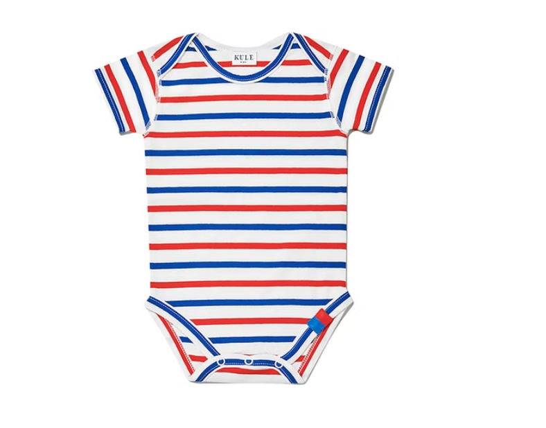 THE ONESIE - WHITE/TRUE BLUE/POPPY