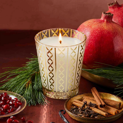 Holiday Classic Candle & Matchbox Set