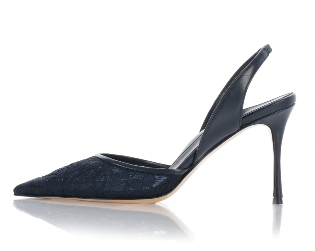 Eleanor Pump 85mm - Navy