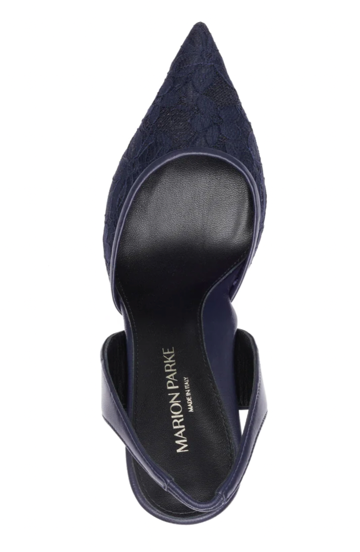 Eleanor Pump 85mm - Navy