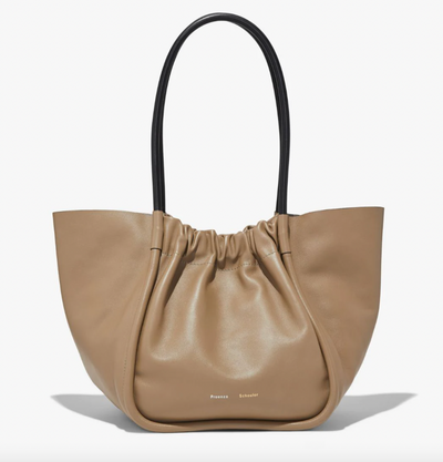 Large Ruched Tote - More colors available