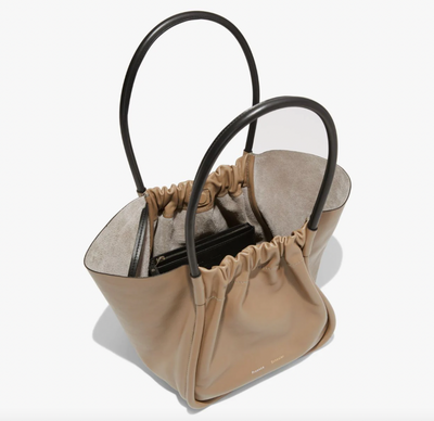 Large Ruched Tote - More colors available