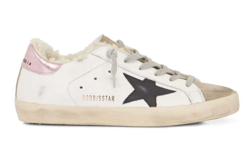 SUPER STAR LAMINATED SHEARLING - Pink Multi