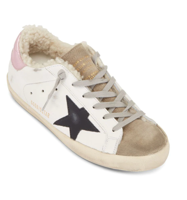 SUPER STAR LAMINATED SHEARLING - Pink Multi