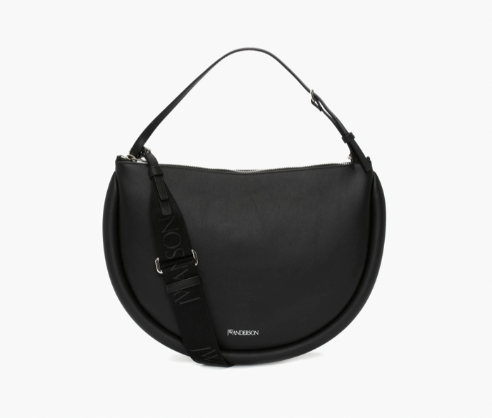 MEDIUM BUMPER-MOON BAG - BLACK