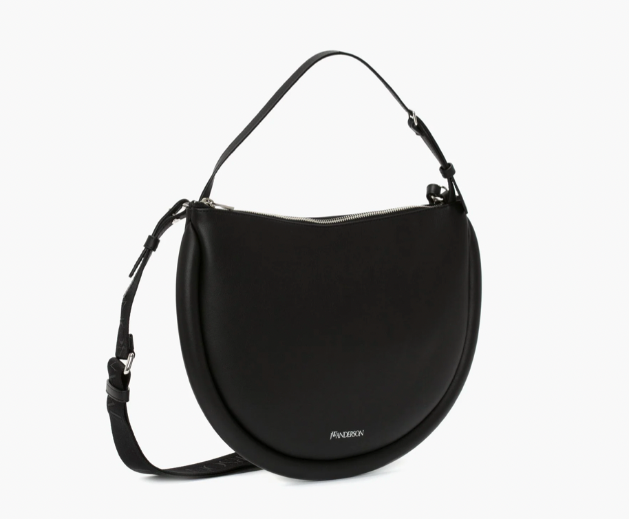 MEDIUM BUMPER-MOON BAG - BLACK