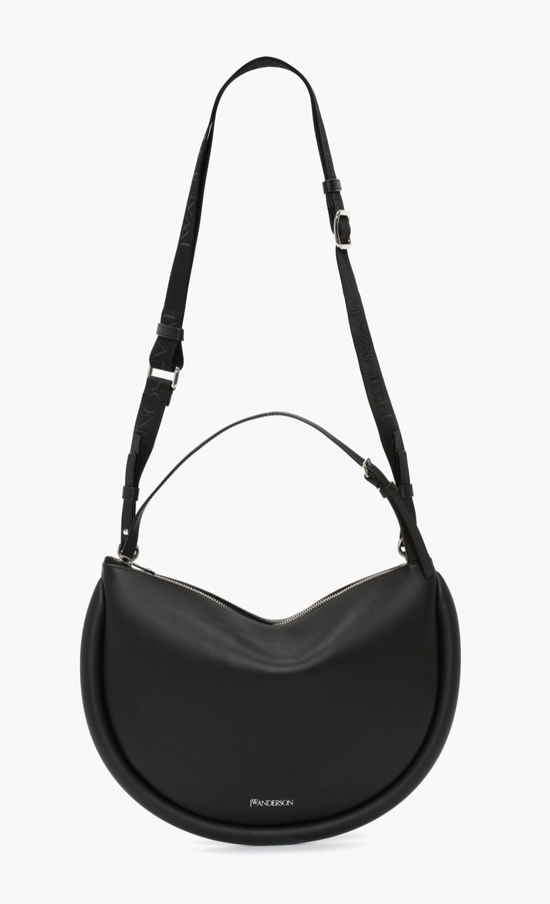 MEDIUM BUMPER-MOON BAG - BLACK