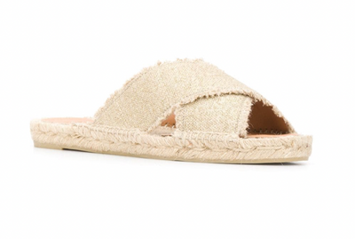 PALMERA SLIDE - Metallic canvas