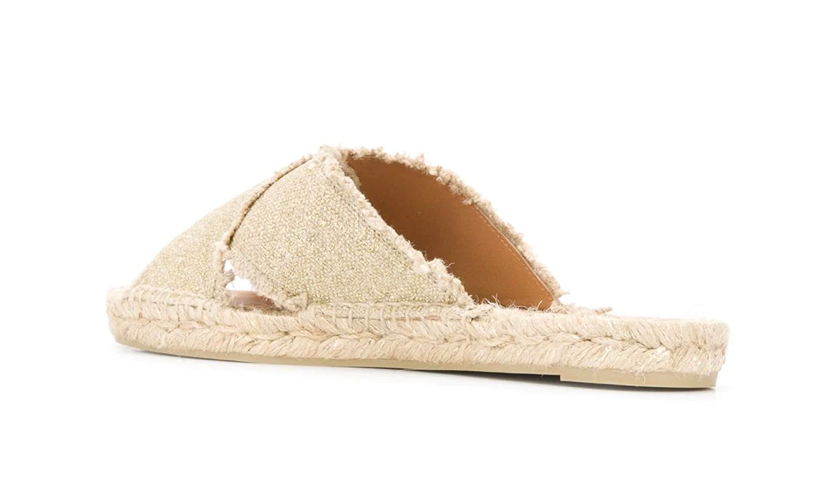 PALMERA SLIDE - Metallic canvas