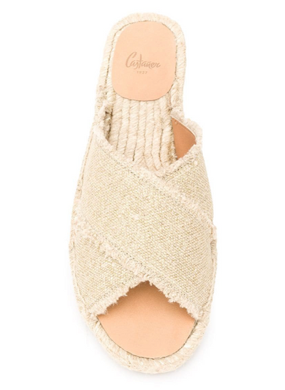 PALMERA SLIDE - Metallic canvas