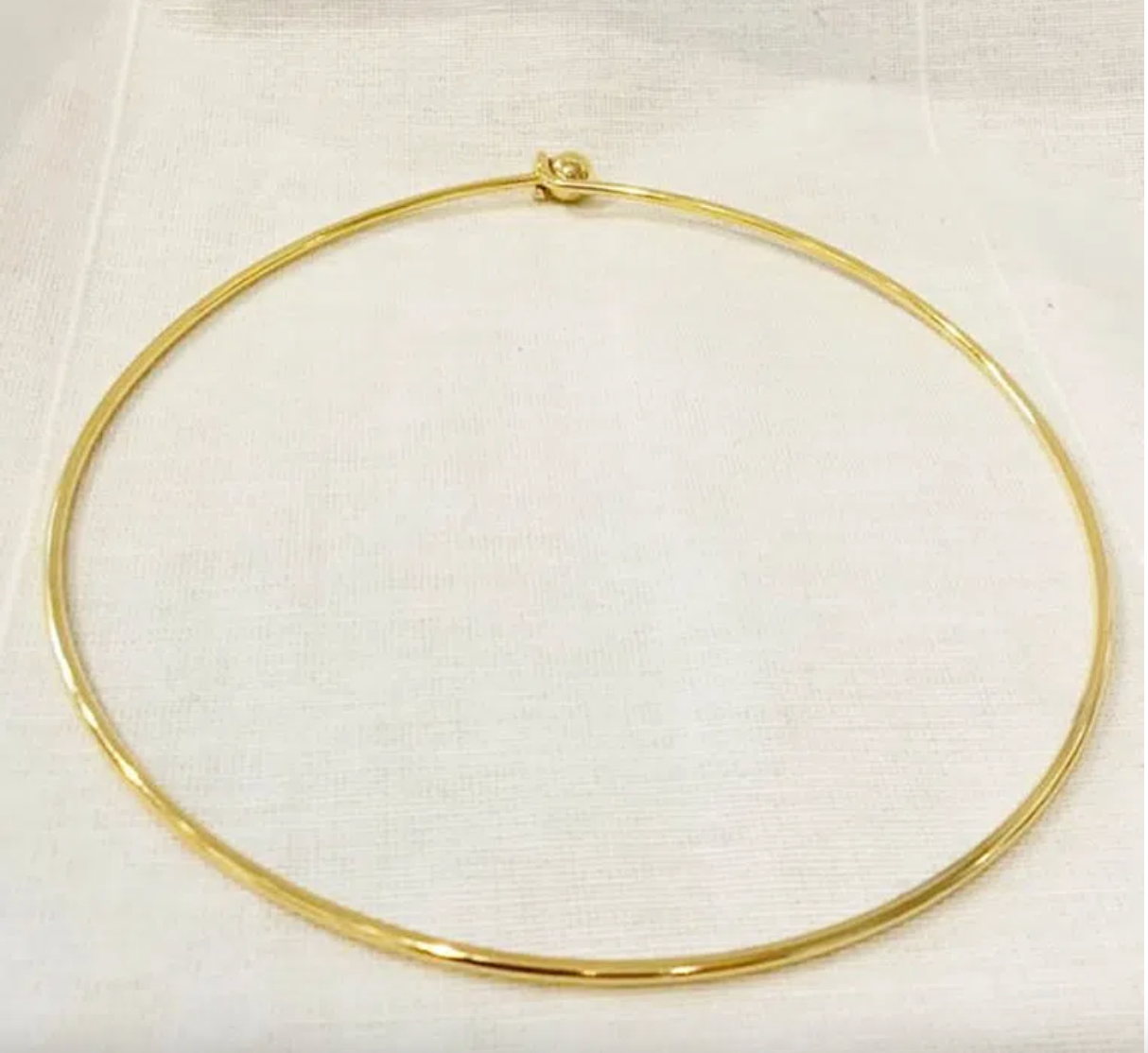 GOLDEN CHOKER NECKLACE - Gold