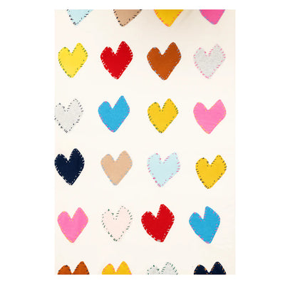 Zero Waste Patchwork Love Blanket - Pearl