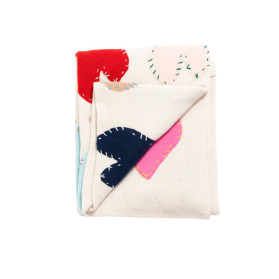 Zero Waste Patchwork Love Blanket - Pearl