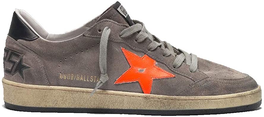 Men's Ball Star Sneaker - Grey/Black/Orange
