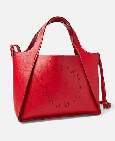 Logo Grainy Alter Mat Crossbody Bag - Bright Red