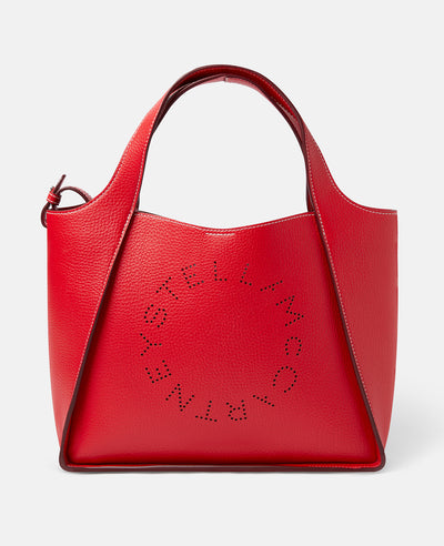Logo Grainy Alter Mat Crossbody Bag - Bright Red