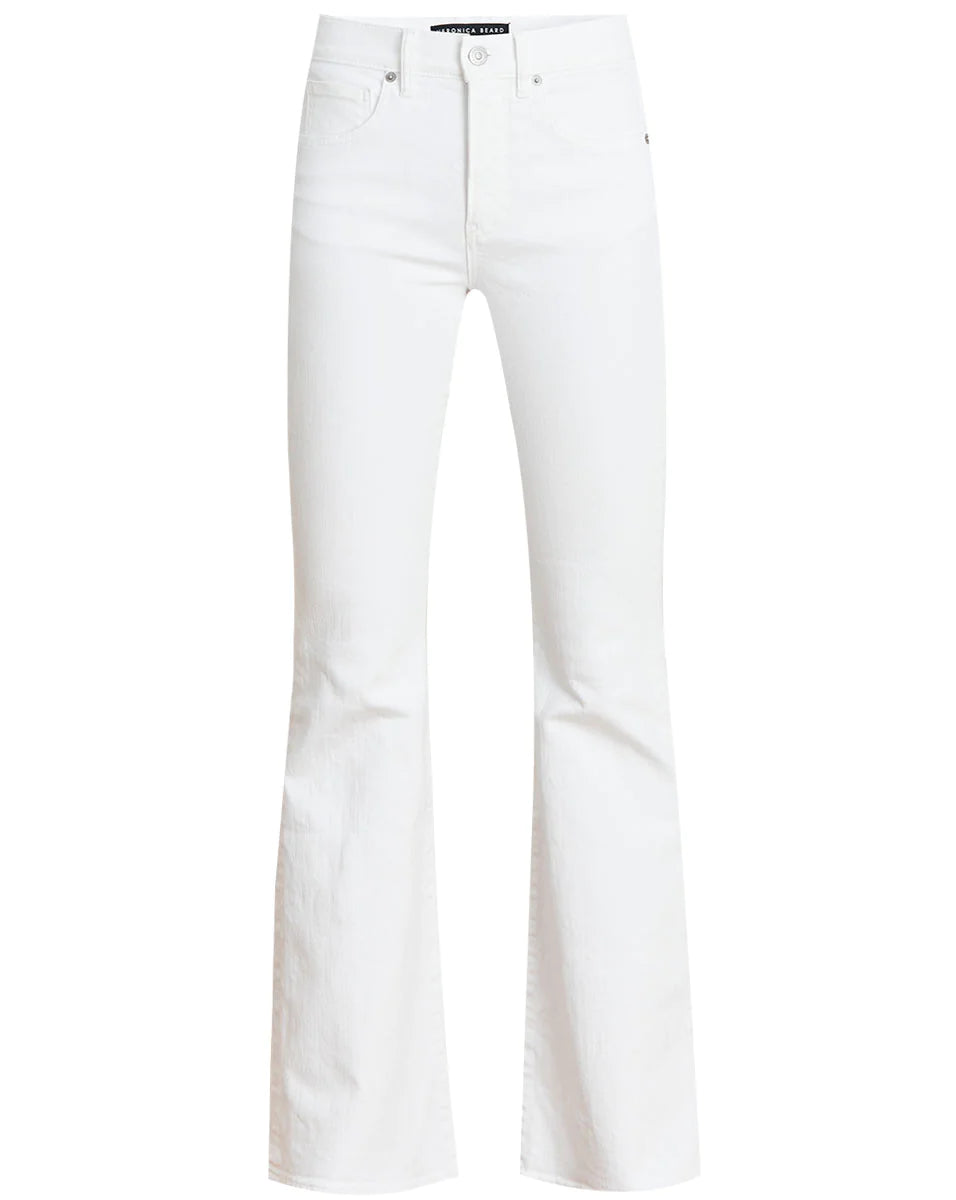 BEVERLY SKINNY-FLARE JEAN - White