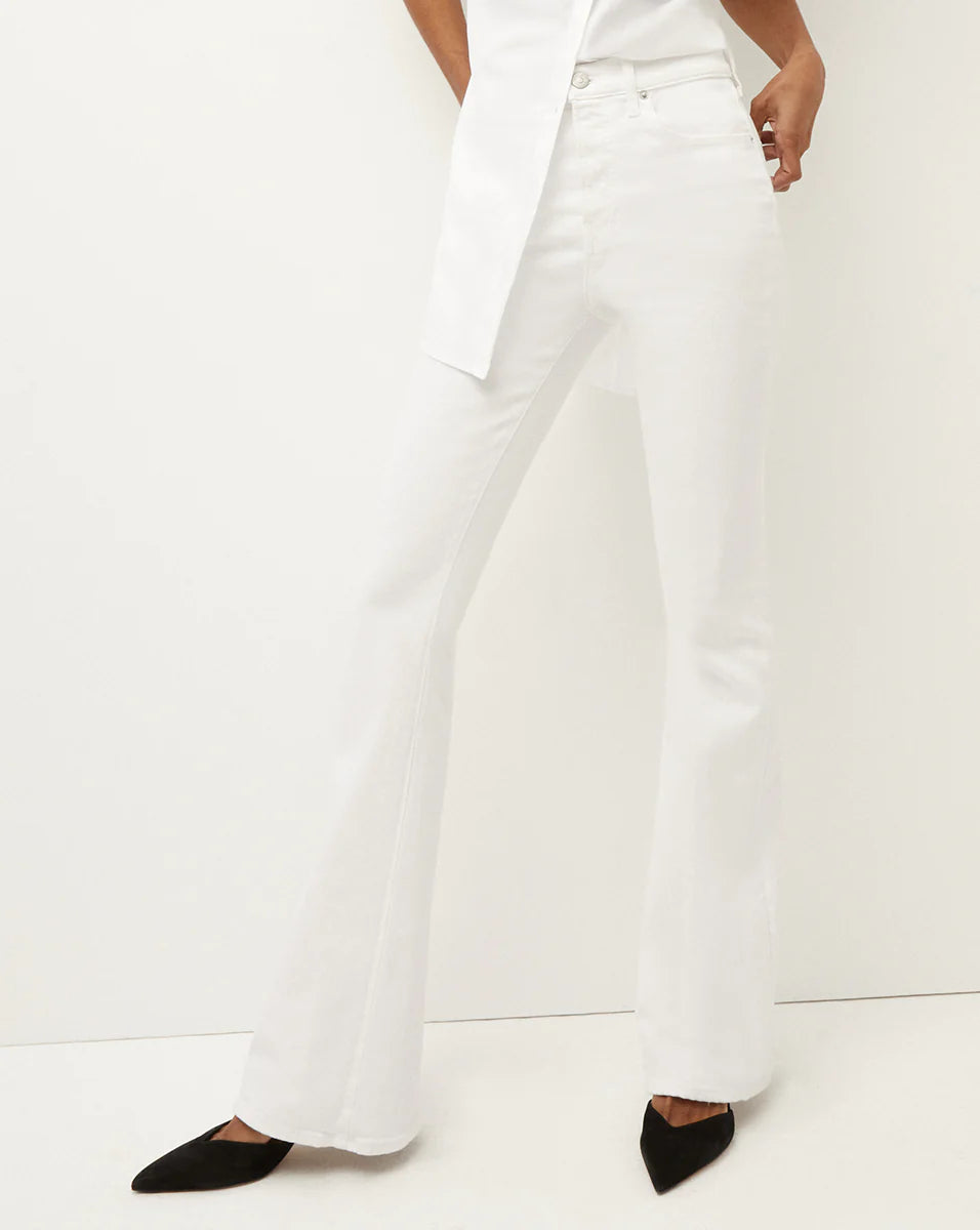 BEVERLY SKINNY-FLARE JEAN - White