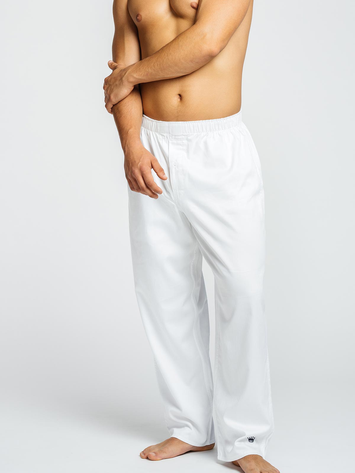 Mens Lounge Pant - White