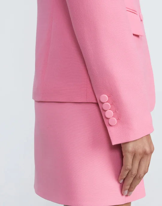 WOOL-SILK CREPE THREE-BUTTON ACADEMY BLAZER - More Colors Available