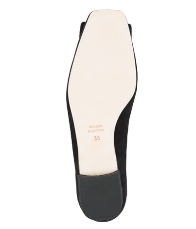 Buckle Shoe - Black Suede