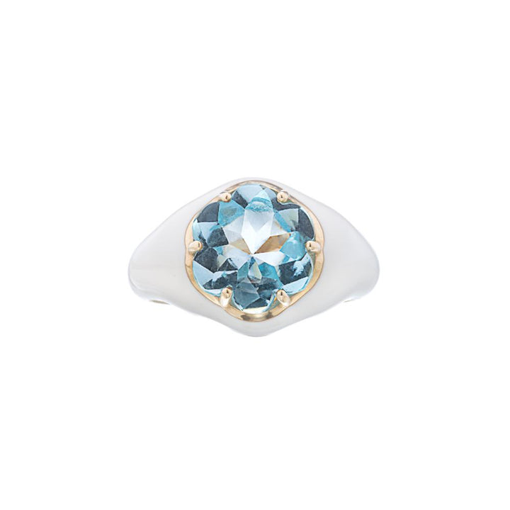 Da Funkadelic Ring - White/Topaz